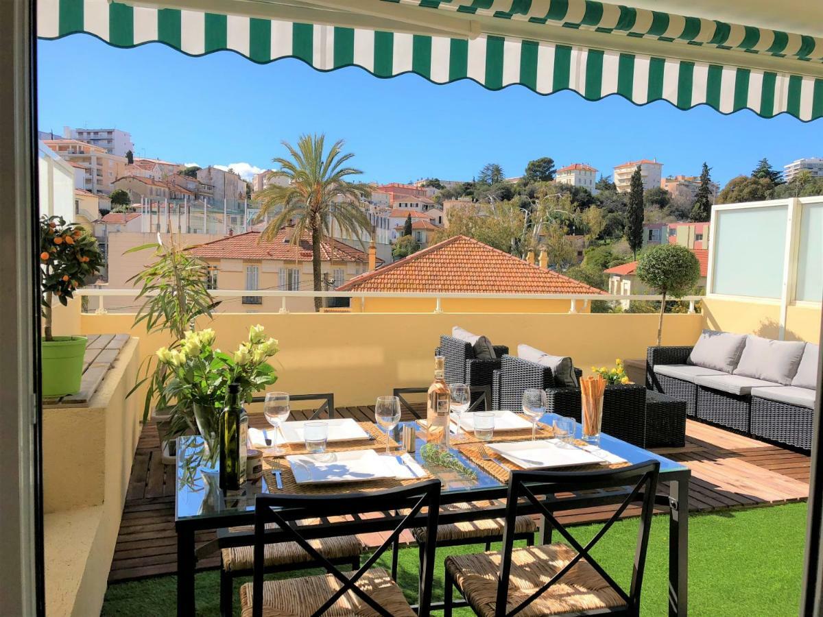 Appartement Cosy Calme Central-Terrasse Proche Palais Канни Екстер'єр фото
