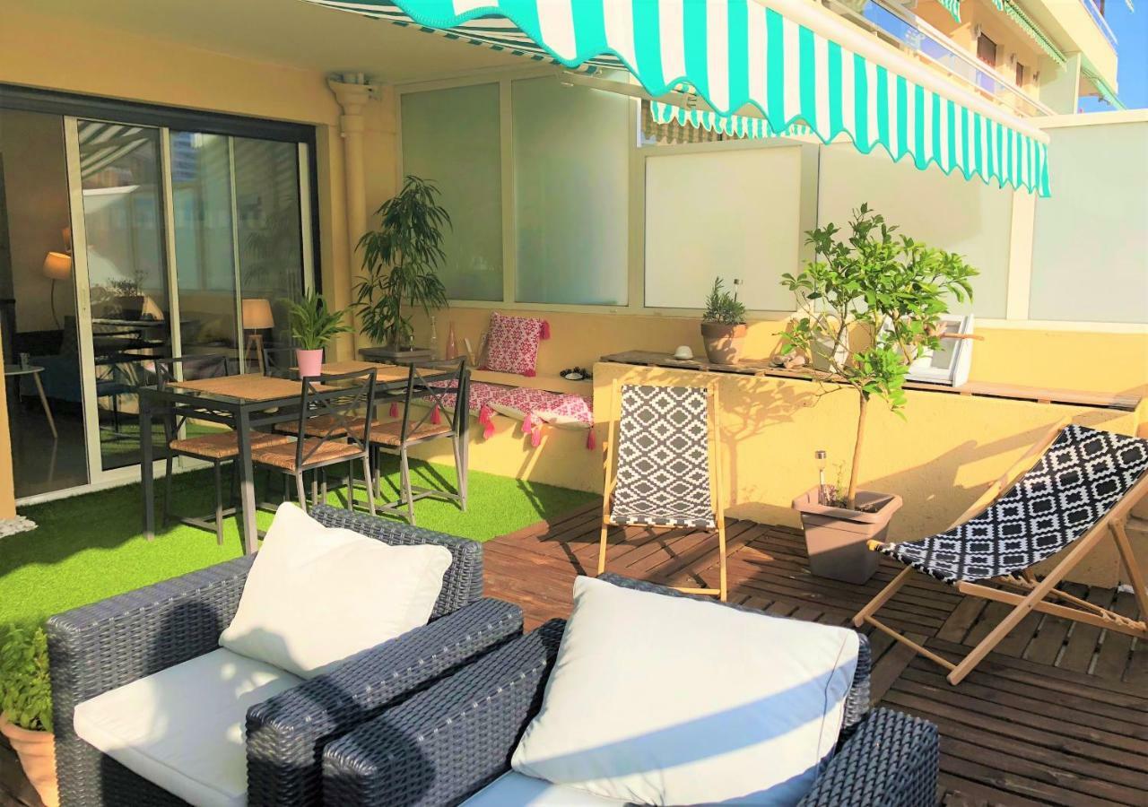 Appartement Cosy Calme Central-Terrasse Proche Palais Канни Екстер'єр фото