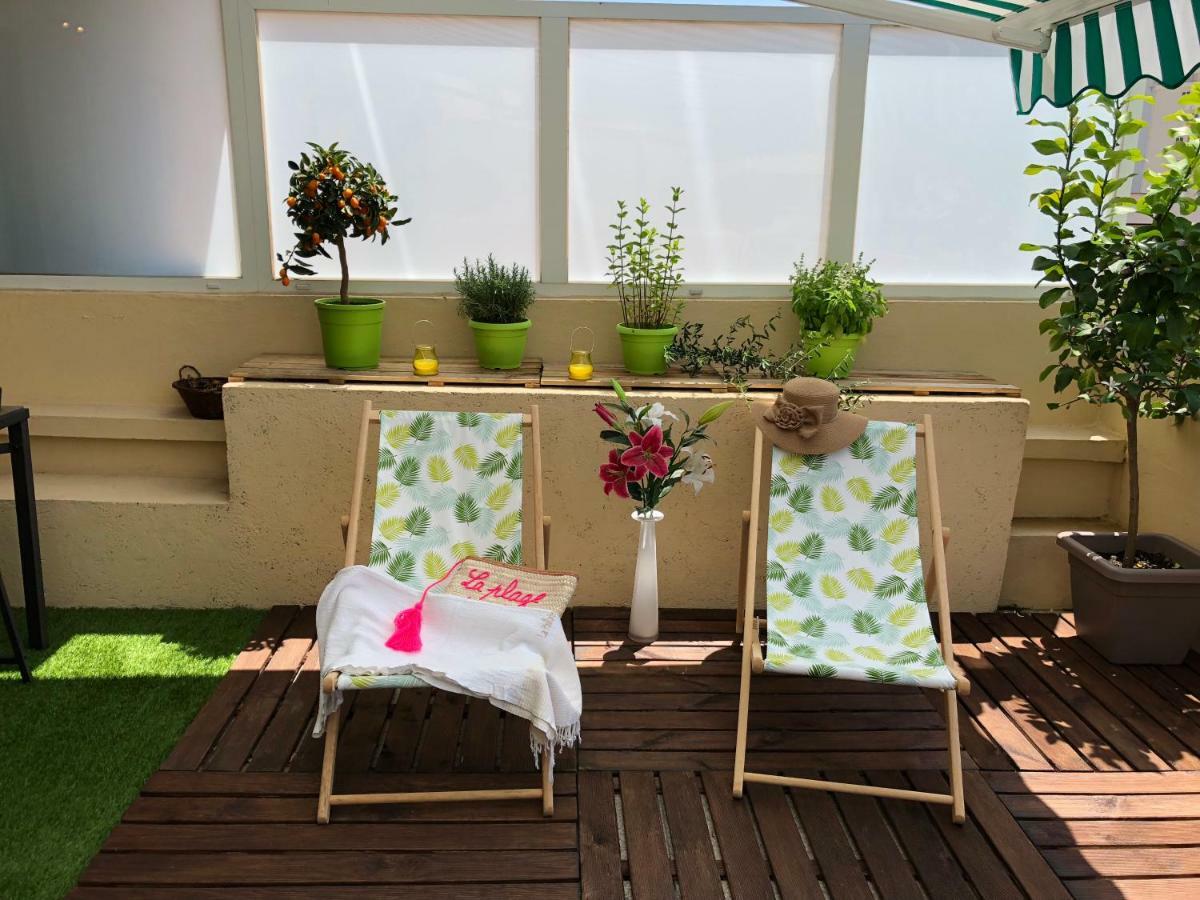 Appartement Cosy Calme Central-Terrasse Proche Palais Канни Екстер'єр фото